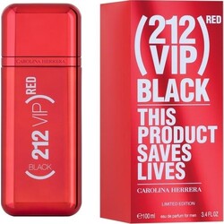 Carolina Herrera 212 Vip Black Red Edp 100 ML Men's Perfume - Luxury Scents