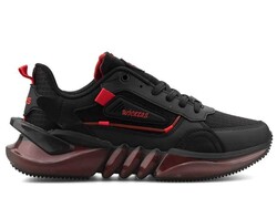 Wickers 2499 Water Repellent For Men - Black/Red - BestOf Shoes