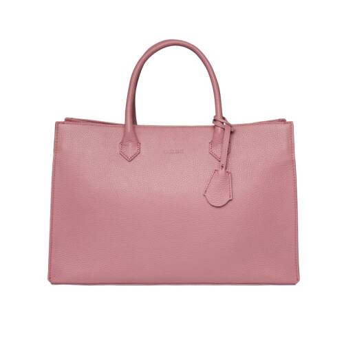 Guzini 8101 Women's Genuine Leather Handbag - Dried Rose - 1