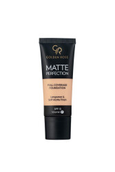 Matte Perfection Full Coverage Foundation - Cool 03 - High-Cool Matte Foundation 35 ml - Golden Rose