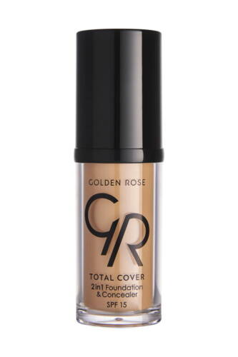 Total Cover 2in1 Foundation & Concealer - 12 Light Beige - 2-in-1 Foundation and Concealer 30 ml - 1